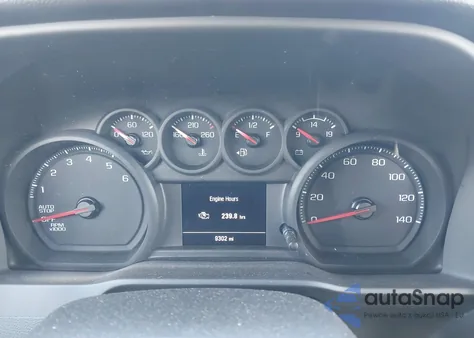 2025 Chevrolet Silverado 1500 4Wd Short Bed Custom z USA, uszkodzony, nr VIN 1GCPKBEK9SZ260295